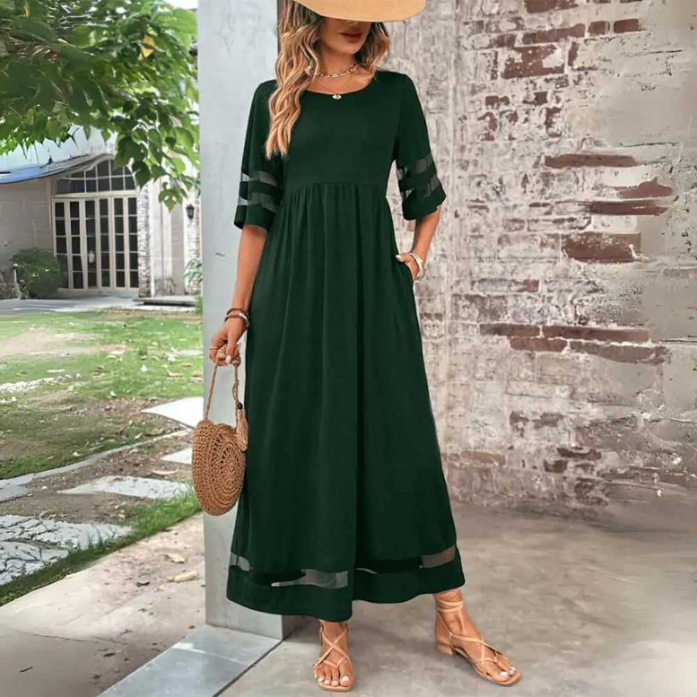 Azira | Tummy Coverage Dress - Green / S - MIDI DRESS