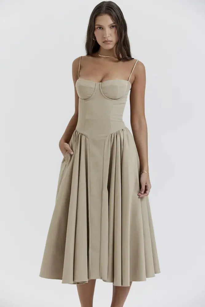 Elara | Corset Sundress - Dress