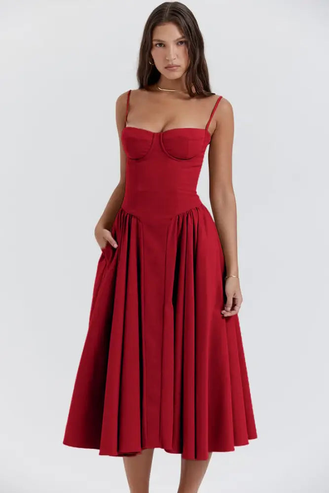 Elara | Corset Sundress - Dress