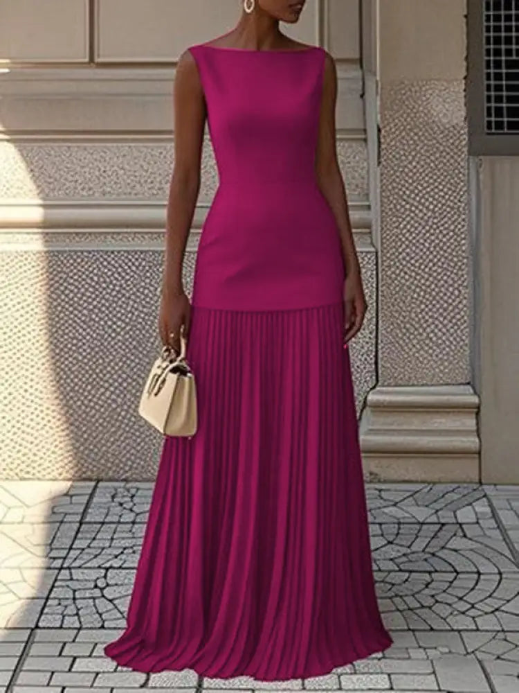 JULIET – TIMELESS ELEGANCE SLEEVELESS MAXI DRESS - Elegant Dress