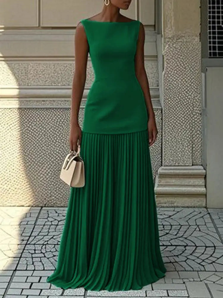 JULIET – TIMELESS ELEGANCE SLEEVELESS MAXI DRESS - Elegant Dress