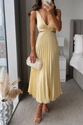 Zoe - Dreamy Maxi Dress - YELLOW / S - Maxi Dress